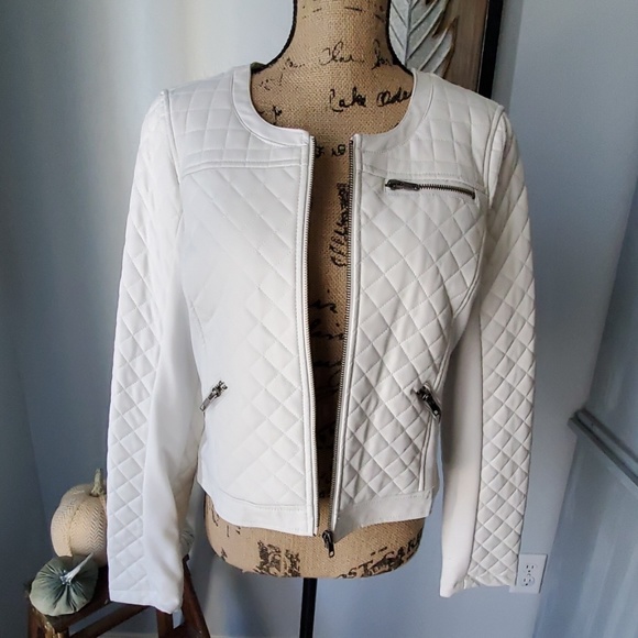The Limited Jackets & Blazers - Faux leather quilted jacket